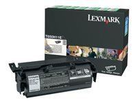 Lexmark - Tuottoisa - musta - alkuperäinen - väriainekasetti LCCP, LRP malleihin Lexmark T650dn, T650dtn, T650n, T652dn, T652dtn, T652n, T654dn, T654dtn, T654n, T656dne T650H11E