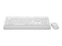 Logitech Signature MK650 Combo for Business - Näppäimistö- ja hiiri -pakkaus - langaton - Bluetooth LE - QWERTY - Yhdysvaltain englanti kansainv. - luonnonvalkoinen 920-011032