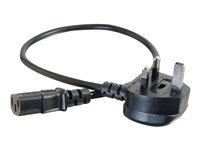 C2G Universal Power Cord - Virtajohto - BS 1363 (uros) to power IEC 60320 C13 - 10 m - valettu - musta 88517