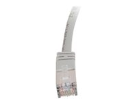 C2G Cat5e Booted Shielded (STP) Network Patch Cable - Kytkentäkaapeli - RJ-45 (uros) to RJ-45 (uros) - 15 m - STP - CAT 5e - valettu - harmaa 83756