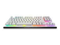 Alienware AW420K - Näppäimistö - tenkeyless - taustavalaistu - USB - QWERTY - Yhdysvaltain - näppäinkytkin: CHERRY MX Red - kuunvalo AW420K-W-WW