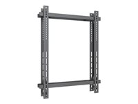 Multibrackets M Pro Series - Asennuskomponentti (kiinteä varsi, 2 rails) - teräs - musta 7350105216541