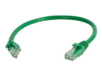 C2G Cat6 Booted Unshielded (UTP) Network Patch Cable - Kytkentäkaapeli - RJ-45 (uros) to RJ-45 (uros) - 7 m - UTP - CAT 6 - valettu, piikitön, säikeinen - vihreä 83431