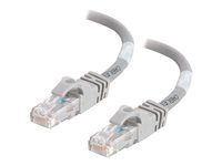 C2G Cat6 Booted Unshielded (UTP) Crossover Patch Cable - Risteytyskaapeli - RJ-45 (uros) to RJ-45 (uros) - 5 m - UTP - CAT 6 - valettu, piikitön, säikeinen - harmaa 83510