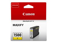 Canon PGI-1500 Y - 4.5 ml - keltainen - alkuperäinen - mustesäiliö malleihin MAXIFY MB2050, MB2150, MB2155, MB2350, MB2750, MB2755 9231B001