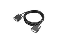 Lenovo SL-DVI-D Cable - DVI kaapeli - yksinkertainen yhteys - DVI-D (uros) to DVI-D (uros) - 2 m malleihin ThinkCentre M75t Gen 2 11W5; V50t Gen 2-13IOB 11QB, 11QC, 11QE 0B47071