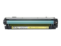 HP 650A - Keltainen - alkuperäinen - LaserJet - väriainekasetti (CE272A) malleihin Color LaserJet Enterprise CP5520, CP5525, M750 CE272A