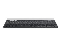 Logitech K780 Multi-Device - Näppäimistö - Bluetooth, 2.4 GHz - Iso-Britannia - valkoinen 920-008041