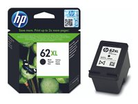 HP 62XL - Tuottoisa - musta - alkuperäinen - mustepatruuna malleihin ENVY 55XX, 56XX, 76XX; Officejet 200, 250, 57XX, 8040 C2P05AE#UUS