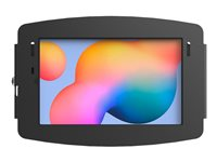 Compulocks Galaxy Tab S6 LITE 10.4" Space Enclosure Wall Mount - Asennuskomponentti (kotelo) malleihin tabletti - lukittava - korkealaatuinen alumiini - musta -näytön koko: 10.4" -kiinnitysliitäntä: 100 x 100 mm malleihin Samsung Galaxy Tab A7 (10.4 tuuma), Tab S6 Lite 104GS6LSB