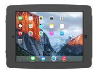 Compulocks Space iPad 12.9" Security Lock Enclosure and Tablet Holder - Kotelo - varkaudenesto malleihin tabletti - lukittava - alumiini - musta - seinään asennettava malleihin Apple 12.9-inch iPad Pro (1. laitesukupolvi, 2. sukupolvi) 290SENB