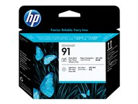 HP 91 - Vaalean harmaa, valokuvamusta (photo black) - tulostinpää malleihin DesignJet Z6100, Z6100ps C9463A
