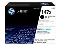 HP 147X - Tuottoisa - musta - alkuperäinen - LaserJet - väriainekasetti (W1470X) malleihin LaserJet Enterprise MFP M634; LaserJet Enterprise Flow MFP M634, MFP M635, MFP M636 W1470X