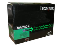 Lexmark - Musta - alkuperäinen - uudistettu - väriainekasetti malleihin Lexmark T620, T622 12A6160