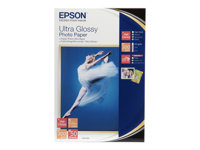 Epson Ultra Glossy Photo Paper - Kiiltävä - 100 x 150 mm 50 arkki (arkit) valokuvapaperi malleihin EcoTank ET-1810, 2810, 2811, 2814, 2815, 2820, 2825, 2826, 2850, 2851, 2856, 4800, 4850 C13S041943