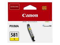 Canon CLI-581Y - 5.6 ml - keltainen - alkuperäinen - mustesäiliö malleihin PIXMA TS6251, TS6350, TS6351, TS705, TS8252, TS8350, TS8351, TS8352, TS9550, TS9551 2105C001