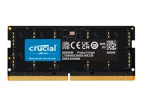 Crucial - DDR5 - moduuli - 32 Gt - 262-nastainen SO-DIMM - 5600 MHz / PC5-44800 - CL46 - 1.1 V - non-ECC CT32G56C46S5