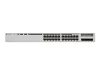 Cisco Catalyst 9200L - Network Advantage - kytkin - L3 - 24 x 10/100/1000 + 4 x Gigabit SFP (uplink) - telineeseen asennettava C9200L-24T-4G-A