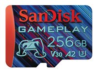 SanDisk GamePlay - Flash-muistikortti - 256 Gt - A2 - microSDXC UHS-I SDSQXAV-256G-GN6XN