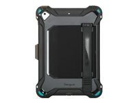 Targus SafePort - Takakansi tabletille - rosoinen - antimikrobinen - termoplastinen polyuretaani (TPU) - asphalt gray - 10.2" malleihin Apple 10.2-inch iPad (7. sukupolvi, 8. sukupolvi, 9. sukupolvi) THD513GL