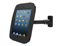 Compulocks Space Swing Arm iPad 12.9" Wall Mount Black - Kotelo - varkaudenesto malleihin tabletti - lukittava - korkealaatuinen alumiini - musta malleihin Apple 12.9-inch iPad Pro (1. laitesukupolvi, 2. sukupolvi) 827B290SENB