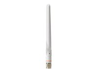 Cisco Aironet Dual-band Self-identifying - Antenni - dipoli - Wi-Fi - 2 dBi (2,4 GHz:lle), 4 dBi (for 5 GHz) - sisällä - valkoinen malleihin Catalyst 9120AXE, 9120AXP AIR-ANT2524DW-RS=