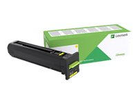 Lexmark - Erittäin suuri kapasiteetti - keltainen - alkuperäinen - väriainekasetti LCCP, Lexmark Corporate malleihin Lexmark CS820de, CS820dte, CS820dtfe 72K2XYE