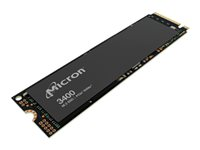 Micron 3400 - SSD - salattu - 1 Tt - sisäinen - M.2 2280 - PCIe 4.0 (NVMe) - AES 256 bittiä MTFDKBA1T0TFH-1BC1AABYYR