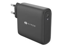 HyperJuice - Verkkosovitin - Vaihtovirta 100-240 V - 100 watti(a) - lähtöliittimet: 1 - Eurooppa - musta malleihin Google Chromebook HJG100EUZ