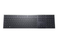 Dell Premier KB900 - Näppäimistö - yhteistyö - taustavalaisu - langaton - 2.4 GHz, Bluetooth 5.1 - QWERTY - Yhdysvaltain englanti kansainv. - grafiitti - sekä 3 years NBD Advance Exchange KB900-GR-INT