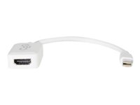 C2G 20cm Mini DisplayPort to HDMI Adapter - Thunderbolt to HDMI Converter M/F - White - DisplayPort -kaapeli - Mini DisplayPort (uros) to HDMI (naaras) - 15 cm - valkoinen 84314