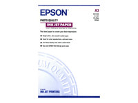 Epson Photo Quality Ink Jet Paper - Matta - päällystetty - A3 (297 x 420 mm) - 102 g/m² - 100 arkki (arkit) paperi malleihin SureColor SC-P700, P7500, P900, P9500, T2100, T3100, T3405, T5100, T5400, T5405 C13S041068