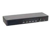 C2G 4-Port HDMI Splitter 4K30 - Video/audiojaotin - 4 x HDMI - työpöytä 82058
