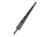 Eaton Managed Rack PDU EVMAF316X - G4 - virranjakeluyksikkö (telineasennettava) - AC 240-415 V - 11 kW - 3-vaiheinen - tulo: IEC 60309 16A - lähtöliittimet: 42 (24 x IEC 60320 C13, 18 x IEC 60320 C39) - 0U - 3 m johto - musta EVMAF316X