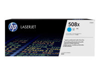 HP 508X - Tuottoisa - sinivihreä - alkuperäinen - LaserJet - väriainekasetti (CF361X) malleihin Color LaserJet Enterprise MFP M577; LaserJet Enterprise Flow MFP M577 CF361X