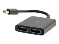 C2G Mini DisplayPort 1.2 to Dual DisplayPort MST Hub - Video/audio jakaja - 2 x DisplayPort - työpöytä 84290