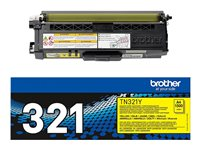 Brother TN321Y - Keltainen - alkuperäinen - väriainekasetti malleihin Brother DCP-L8400, DCP-L8450, HL-L8250, HL-L8350, MFC-L8650, MFC-L8850 TN321Y