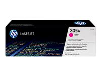 HP 305A - Magenta - alkuperäinen - LaserJet - väriainekasetti (CE413A) malleihin LaserJet Pro 300 M351, 400 M451, MFP M375, MFP M475 CE413A