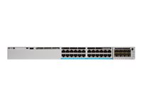 Cisco Catalyst 9300L - Network Advantage - kytkin - L3 - 24 x 10/100/1000 + 4 x 10 Gigabit SFP+ (maa-satelliittiyhteys) - telineeseen asennettava C9300L-24T-4X-A