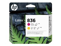 HP 836 - Keltainen, magenta - alkuperäinen - Latex - tulostinpää malleihin Latex 630 W, 630 W Print and Cut Plus Solution, 700, 700 W, 800, 800 W 4UV96A