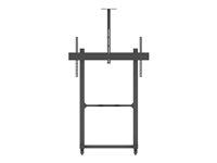 Multibrackets M Floorstand Pro MBF1U 150 - Kärry malleihin litteä paneeli - alumiini - musta -näytön koko: 65"-100" 7350073739103