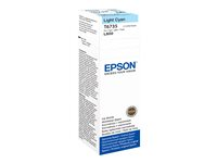 Epson T6735 - 70 ml - vaalea sinivihreä - alkuperäinen - täytemuste malleihin Epson L1800, L800, L805, L810, L850; EcoTank L1800 C13T67354A