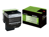Lexmark - Musta - alkuperäinen - väriainekasetti malleihin Lexmark CX510de, CX510de Statoil, CX510dhe, CX510dthe 80C2XKE