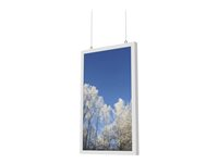 HI-ND Ceiling Casing 55" - Asennuspakkaus (suojakotelo) - muotokuva malleihin litteä paneeli - valkoinen -näytön koko: 55" - kattoon asennettava CC5550-5001-01