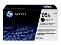 HP 05A - Musta - alkuperäinen - LaserJet - väriainekasetti (CE505A) malleihin LaserJet P2035, P2035n, P2055, P2055d, P2055dn, P2055x CE505A