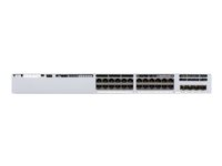 Cisco Catalyst 9300L - Network Advantage - kytkin - L3 - Hallinnoitu - 16 x 10/100/1000 (UPOE) + 2 x 40Gb Ethernet + 8 x 1/2.5/5/10GBase-T - telineeseen asennettava - UPOE (722 W) C9300L-24UXG-2Q-A