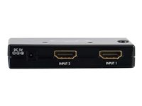 C2G 2-Port HDMI Auto Switch - Video-/audiokytkin - 2 x HDMI - työpöytä 89050
