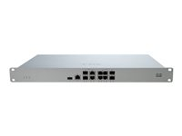 Cisco Meraki MX105 - Turvalaite - GigE - 1U - telineeseen asennettava MX105-HW