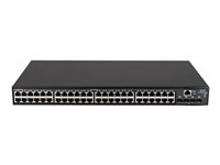 HPE FlexNetwork 5140 48G 4SFP+ EI - Kytkin - L3 - smart - 48 x 10/100/1000 + 4 x 10 Gigabit Ethernet / 1 Gigabit Ethernet SFP+ - telineeseen asennettava JL829A#ABB