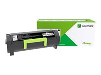 Lexmark 502E - Musta - alkuperäinen - väriainekasetti LCCP, LRP, Lexmark Corporate malleihin Lexmark MS310, MS312, MS410, MS415, MS510, MS610 50F200E